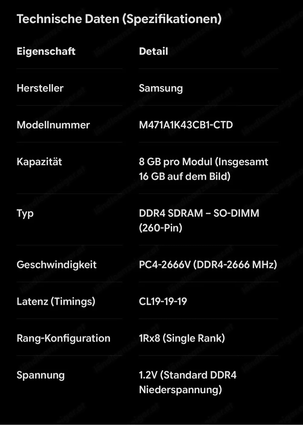 Ram 2x8 gb