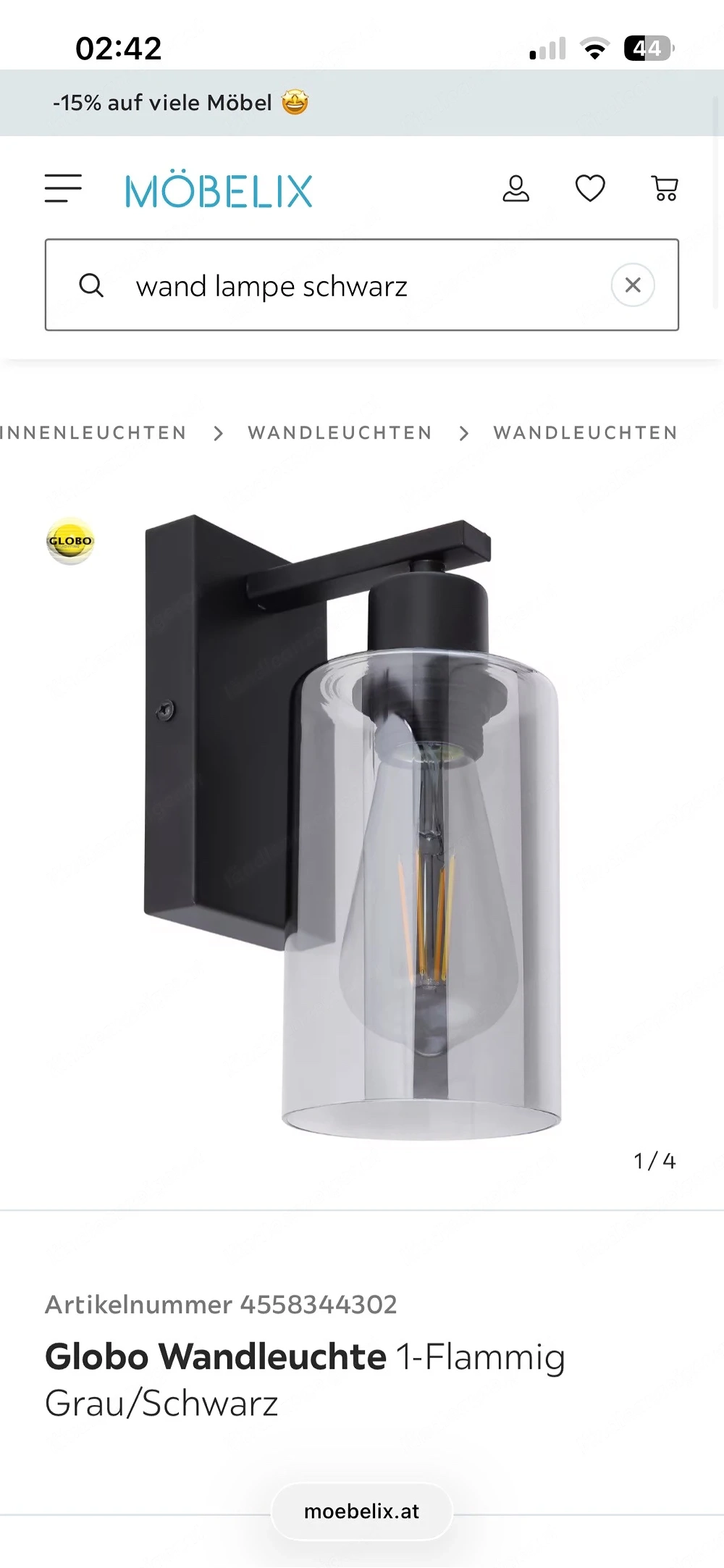 Wandlampe 
