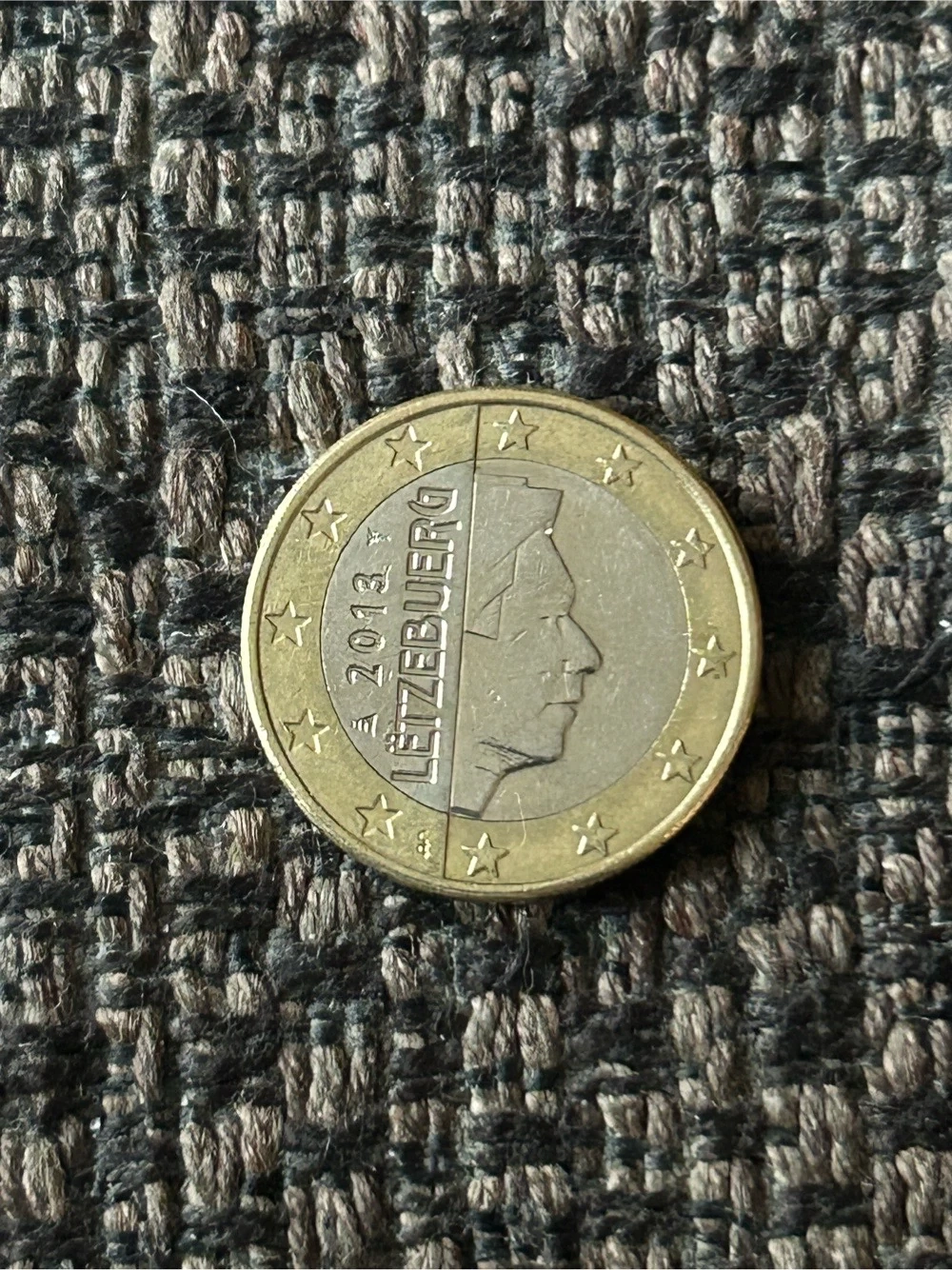 1 Euro Umlaufmünze Luxemburg 2013