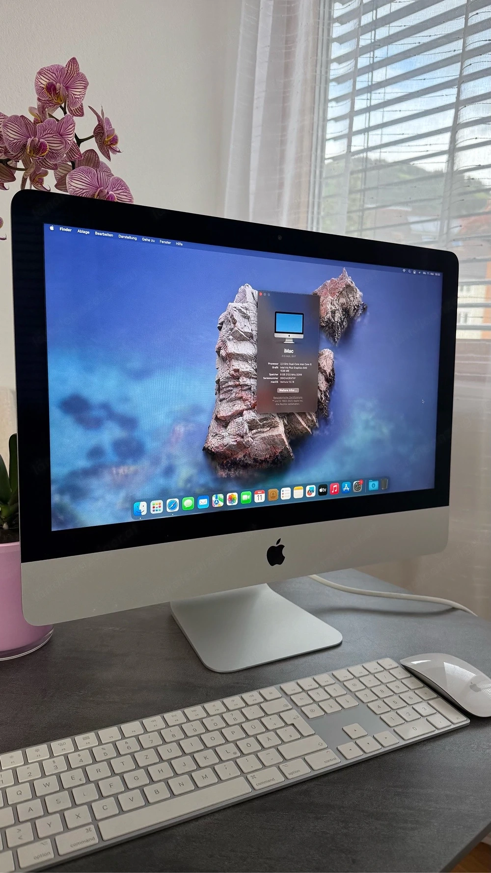 iMac 21.5, 2017 inkl. Keyboard und Magic Maus