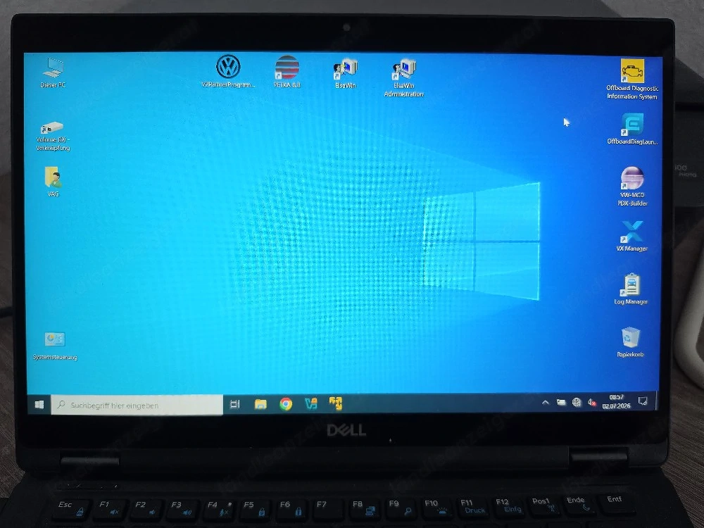 Dell 7390 2in1 mit VCDS Elsawin Etka