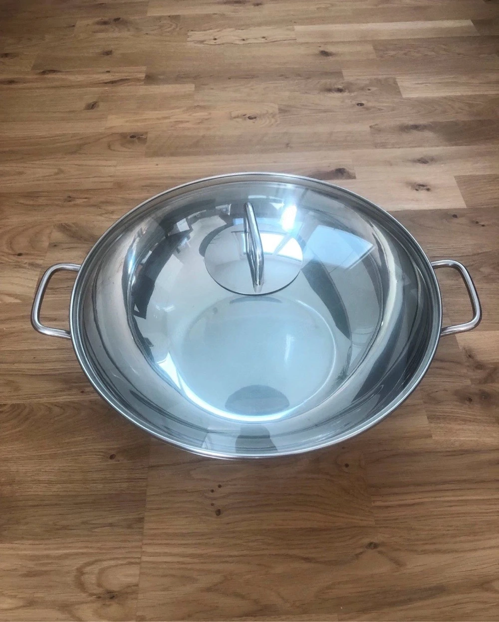WMF Transtherm Wok mit Glasdeckel