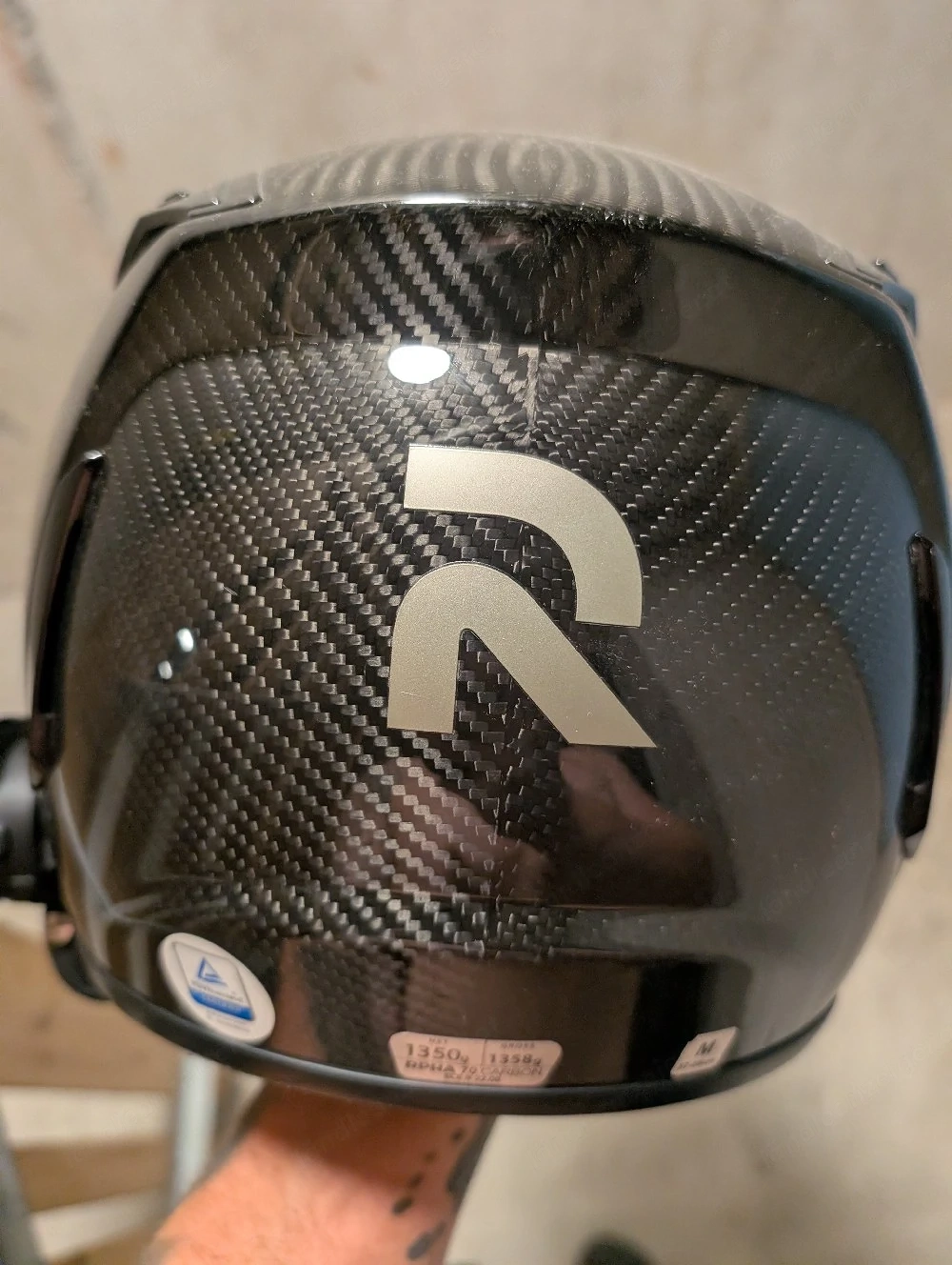 Hjc Rpha 70 Carbon mit Sena 30k und Sonnenvisier