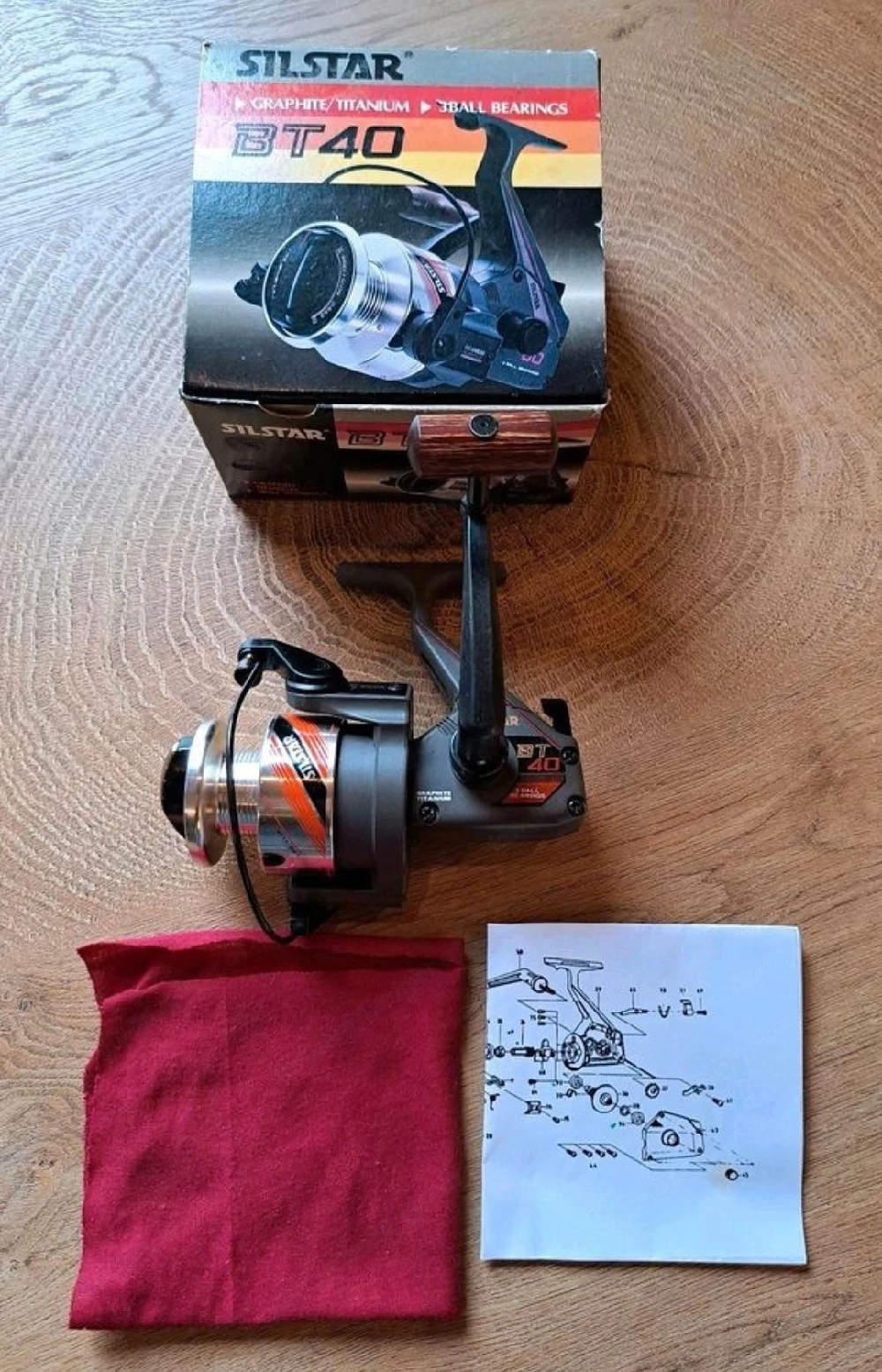 SILSTAR BT 40 Angelrolle mit Originalverpackung (1990   1992) BT 40   Sammlerstück. 