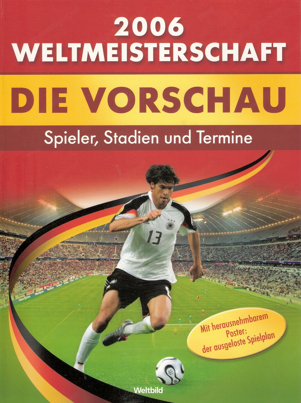 Zeitschriften; 2006 WM-Vorschau, Merian Thöringen, HB Bildatlas Thüringen, Micky Maus Rätselheft