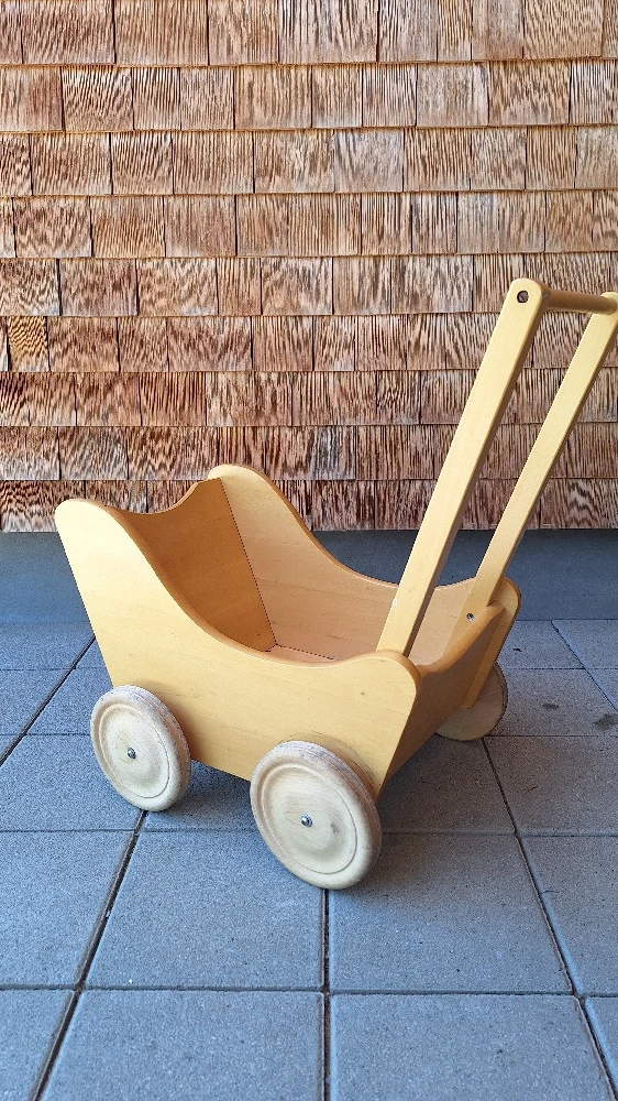 Puppenwagen Holz