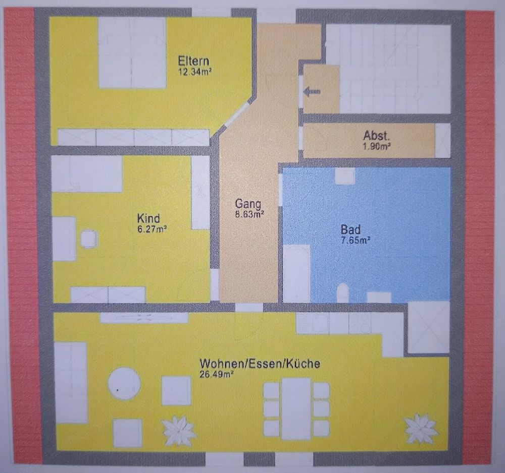 sonnige 3 Zimmerwohnung in Feldkirch Gisingen