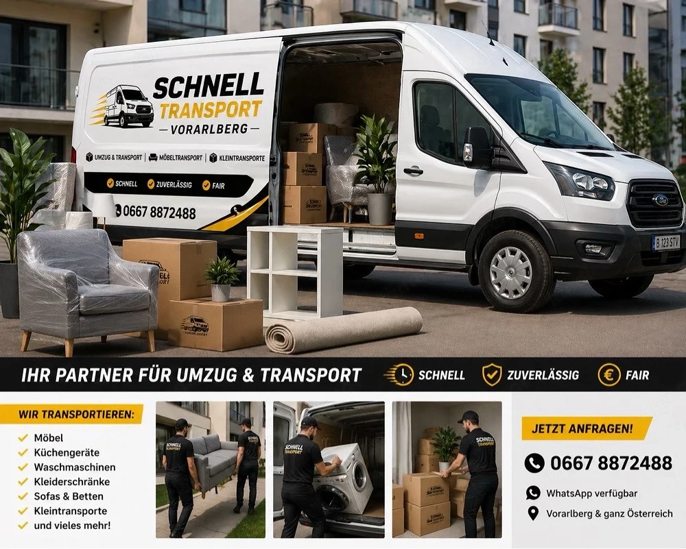 Transport Umzug   schnell & günstig (Vorarlberg)