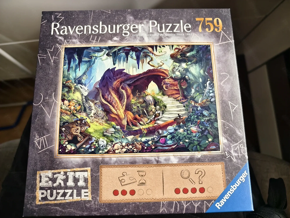 Puzzle Ravensburger Drache Rätsel Exit Puzzle
