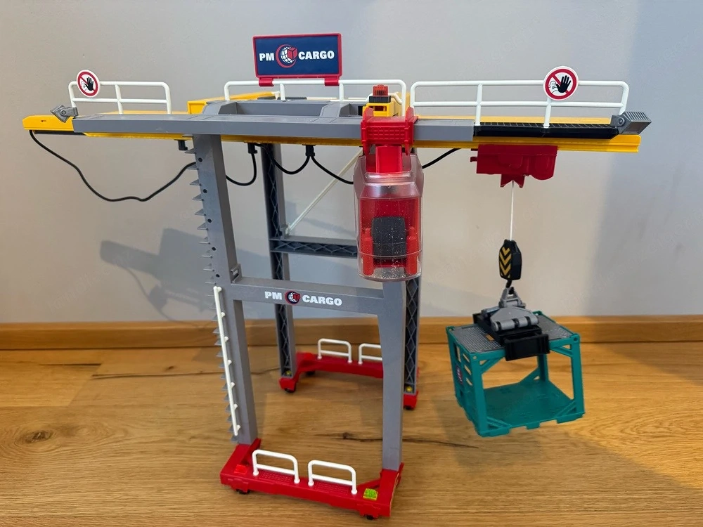 elektr. playmobil cargo kran