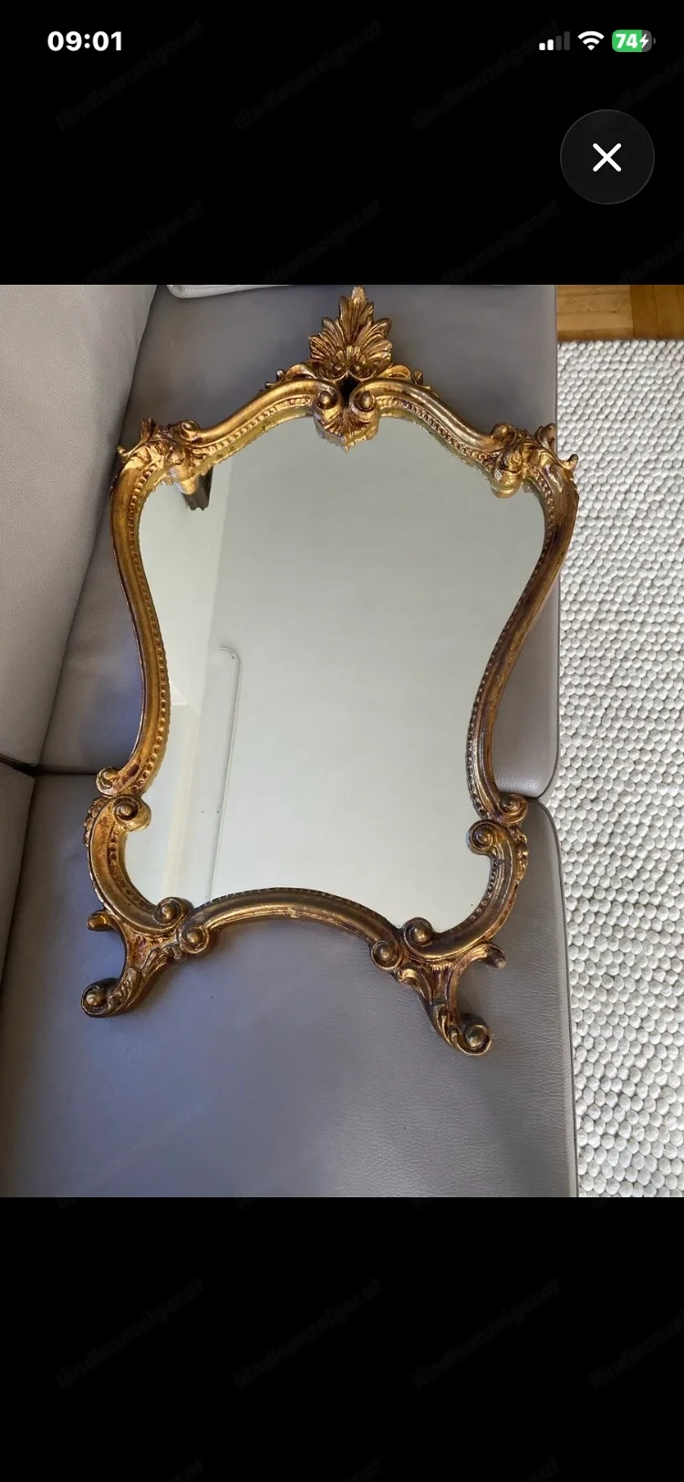 Spiegel gold alt