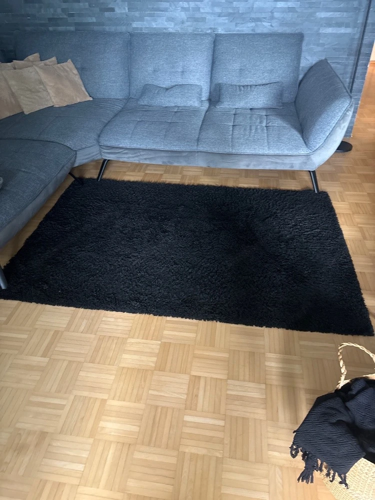 Teppich Schwarz