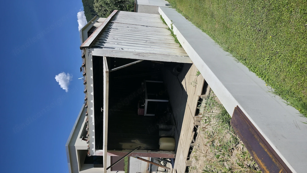 Blechgarage   Bauhütte zu verschenken