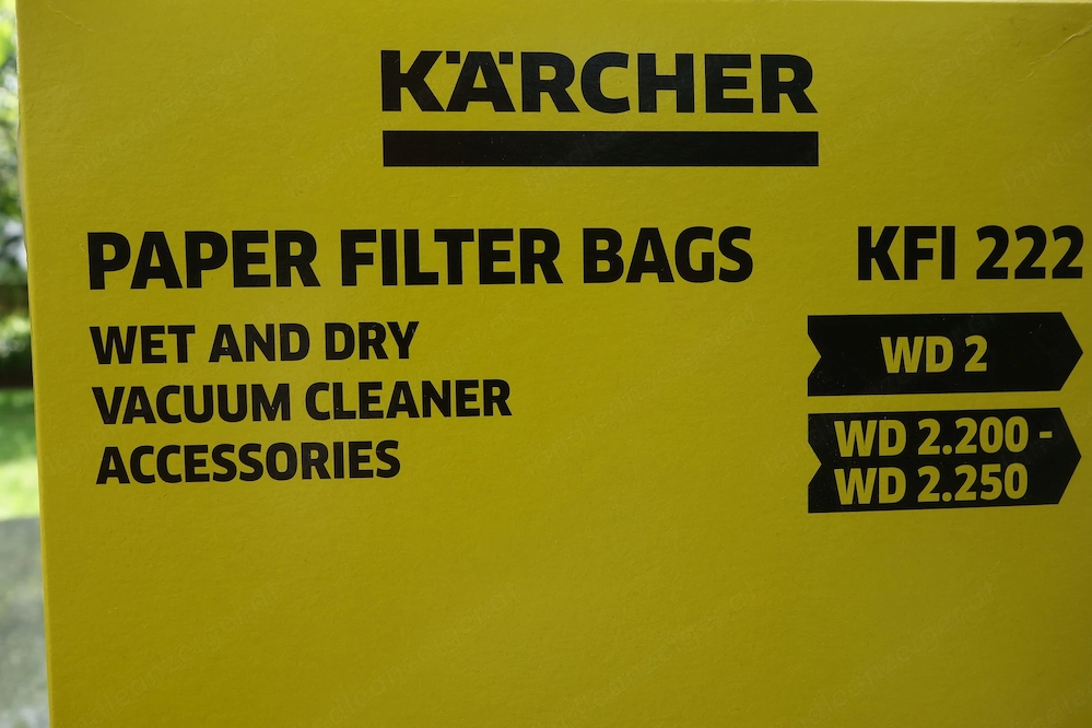 Kärcher Papierfilterbeutel