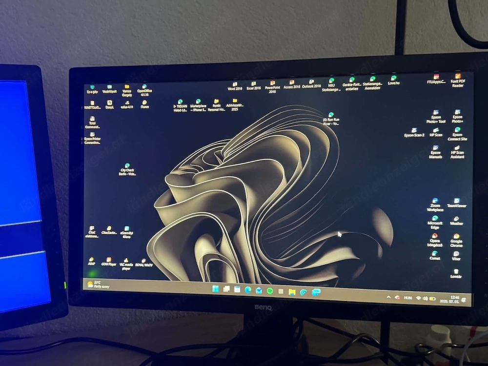 2  BenQ GL2450-B (RL2455HM) Monitor zu verkaufen