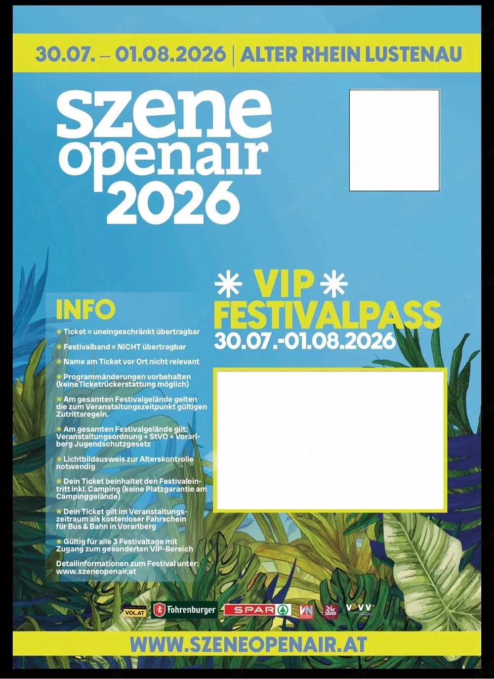 Szene VIP Pass 3 Tage