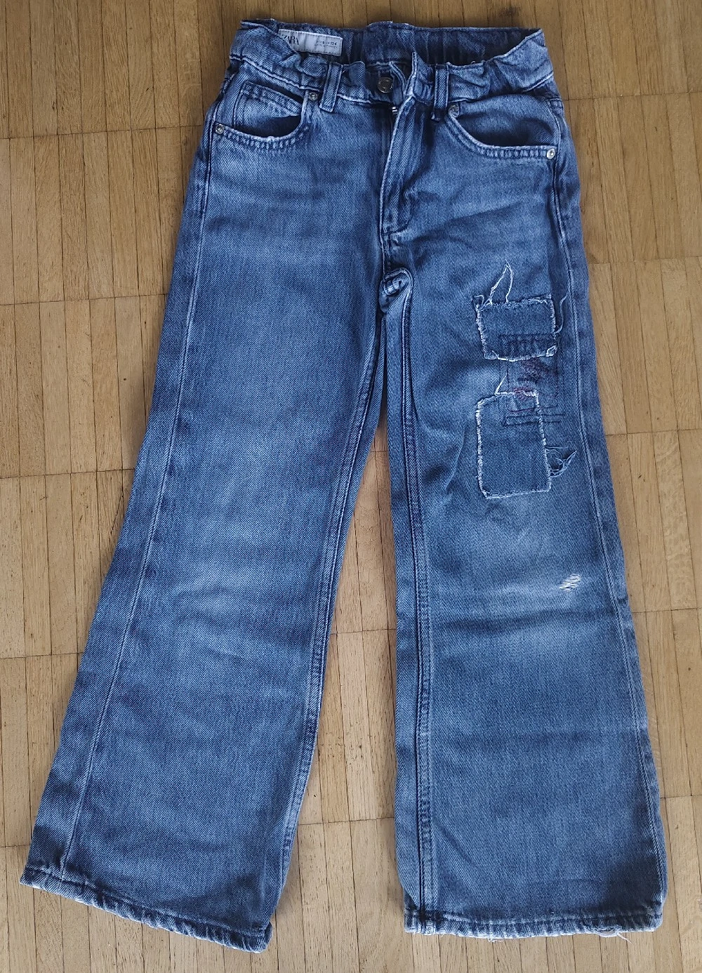 wideleg Jeanshose
