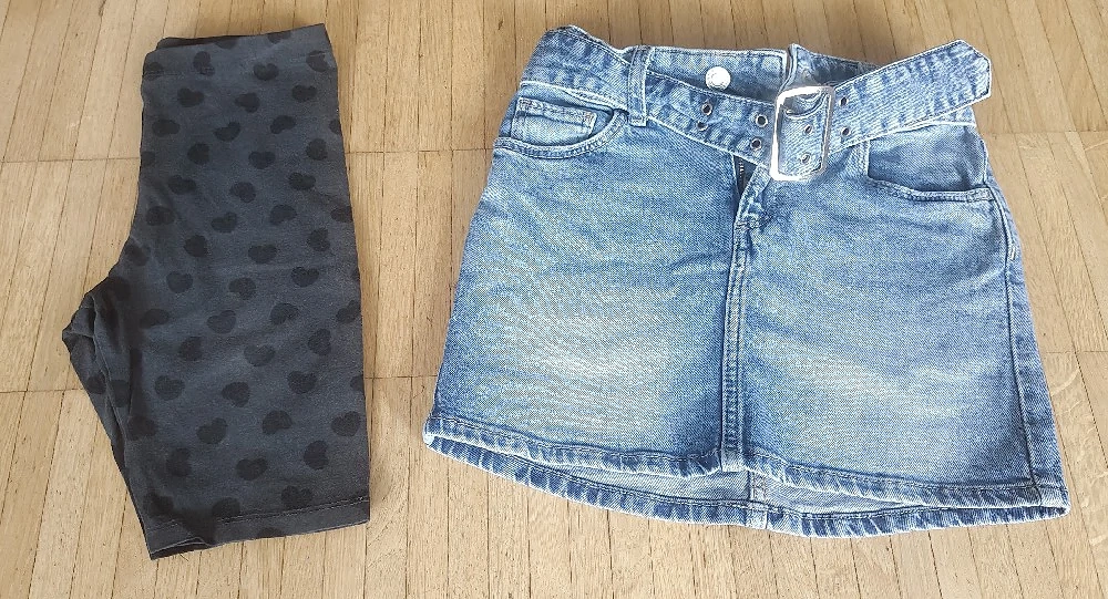 Radlerhose & Jeansrock
