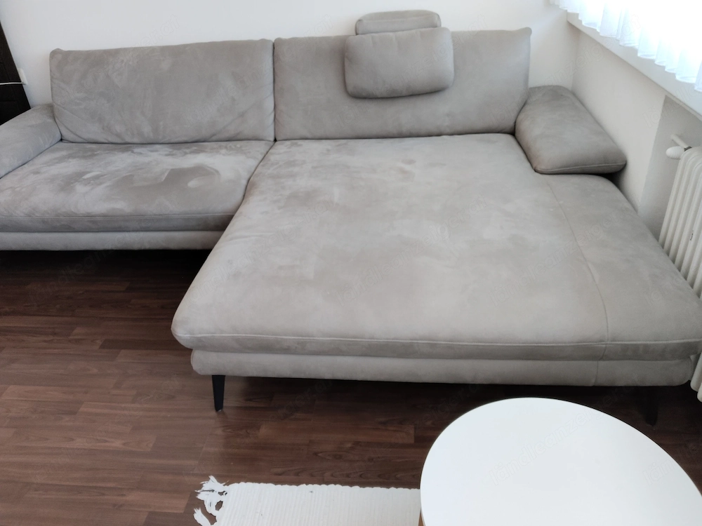 !!WIE NEU!!   Modernes Designer-Ecksofa in Hellgrau   Top Zustand