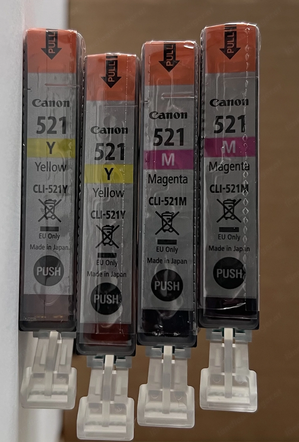 Canon Druckertinte Magenta und Yellow