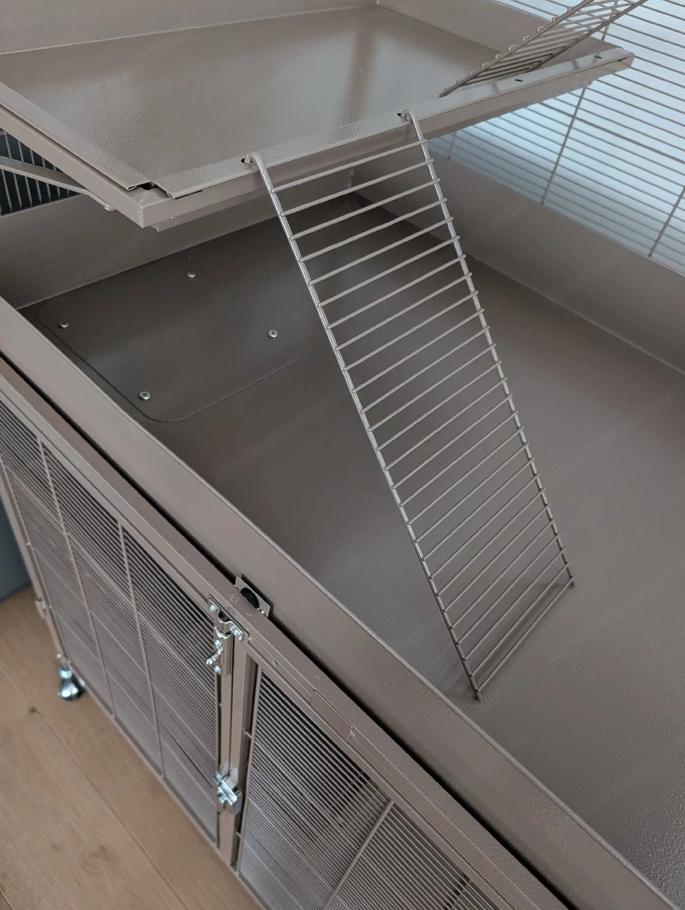 Tiaki, Kleintierkäfig, 2 Units, Metall, Caramell, neuwertigb