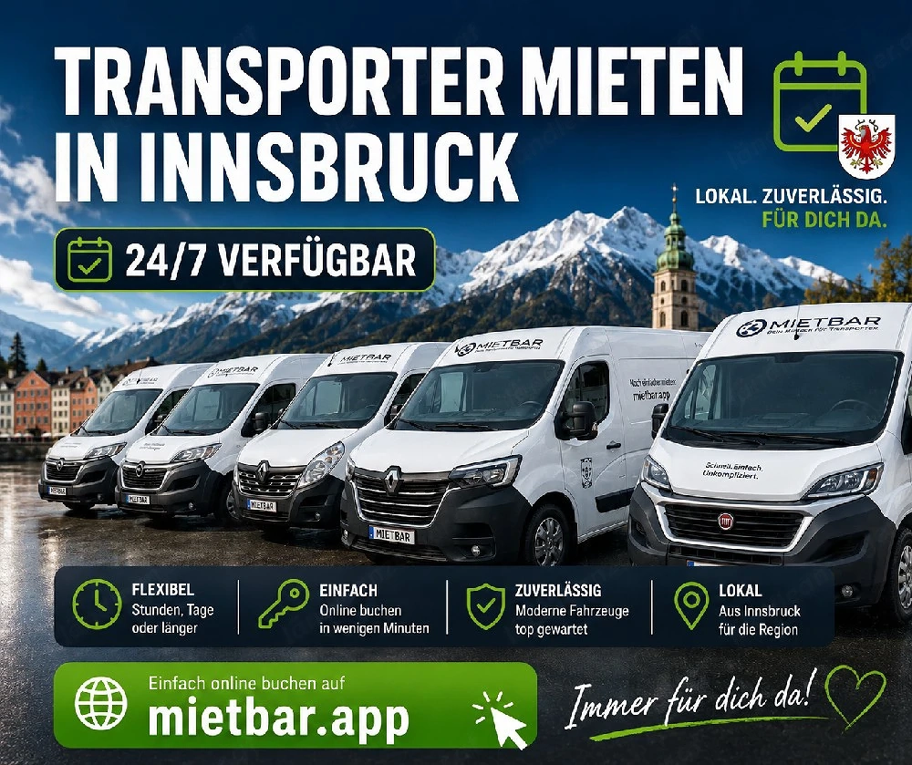 Transporter mieten Innsbruck