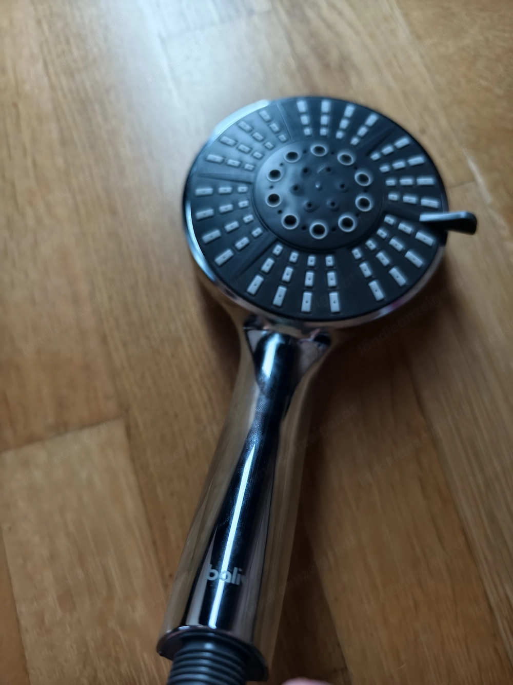 Handbrause baliv Handbrause HBR-100.20 Verchromt Anthrazit Breiter Duschkopf