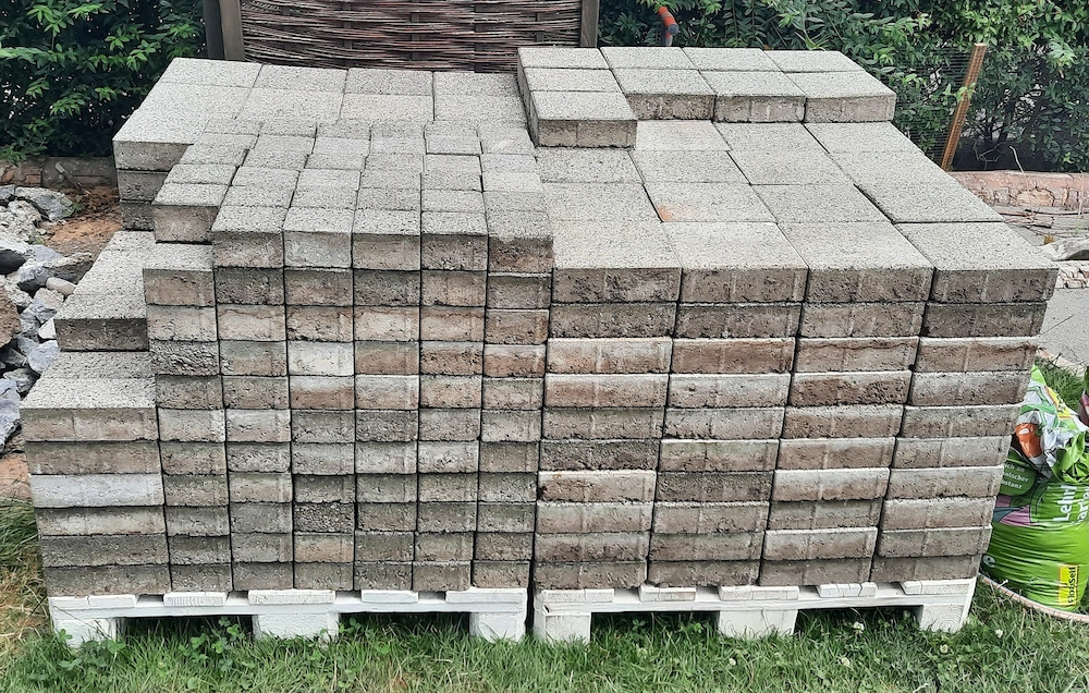 Pflastersteine zu verkaufen 