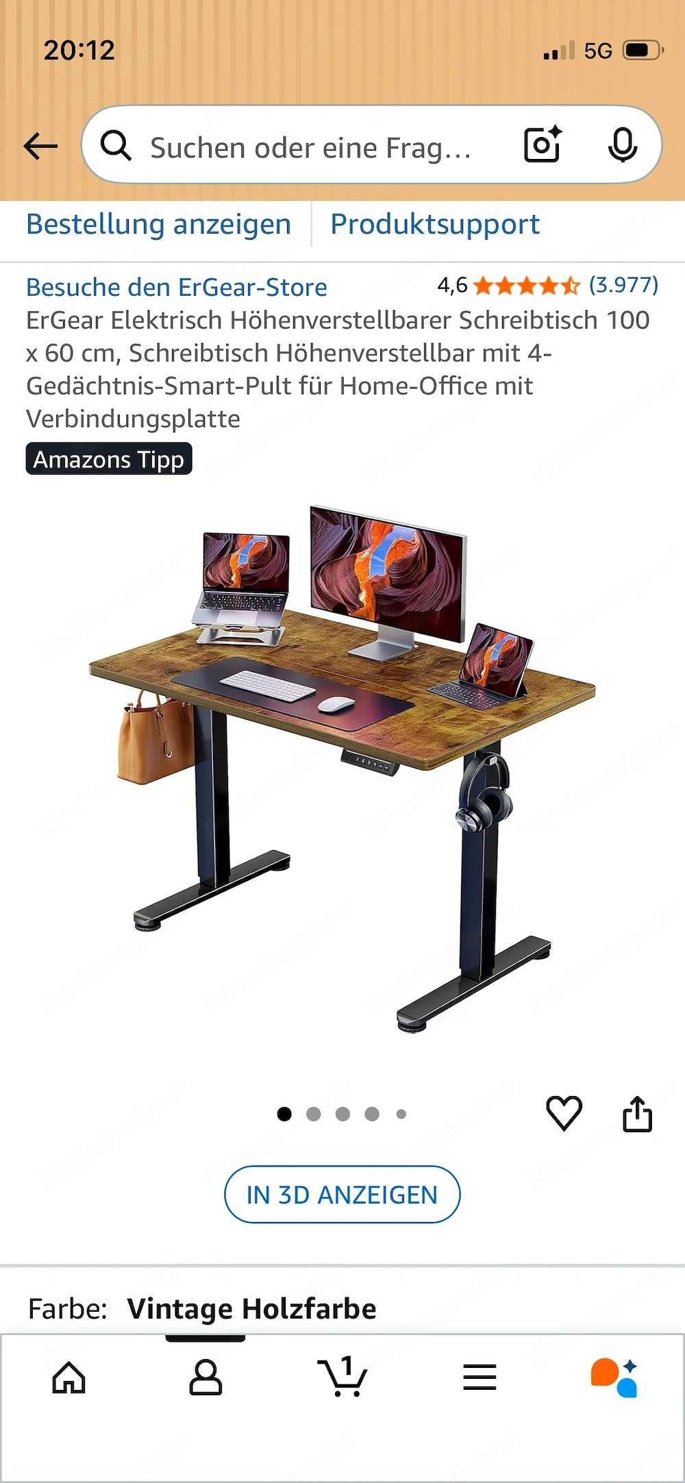 Höhenverstelbarer Tisch!