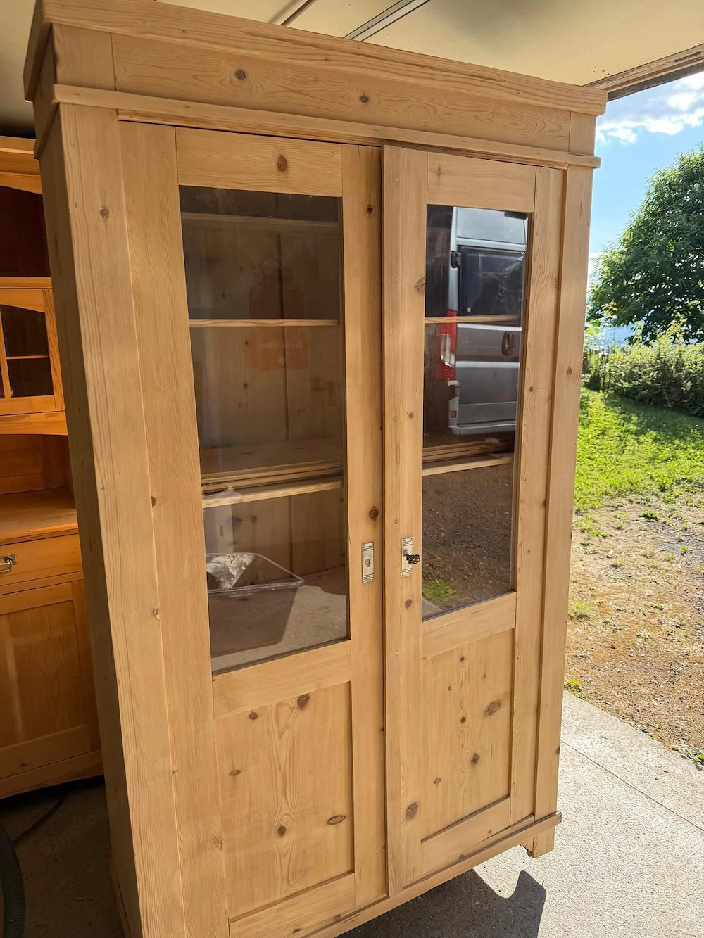 alte Holz Vitrine