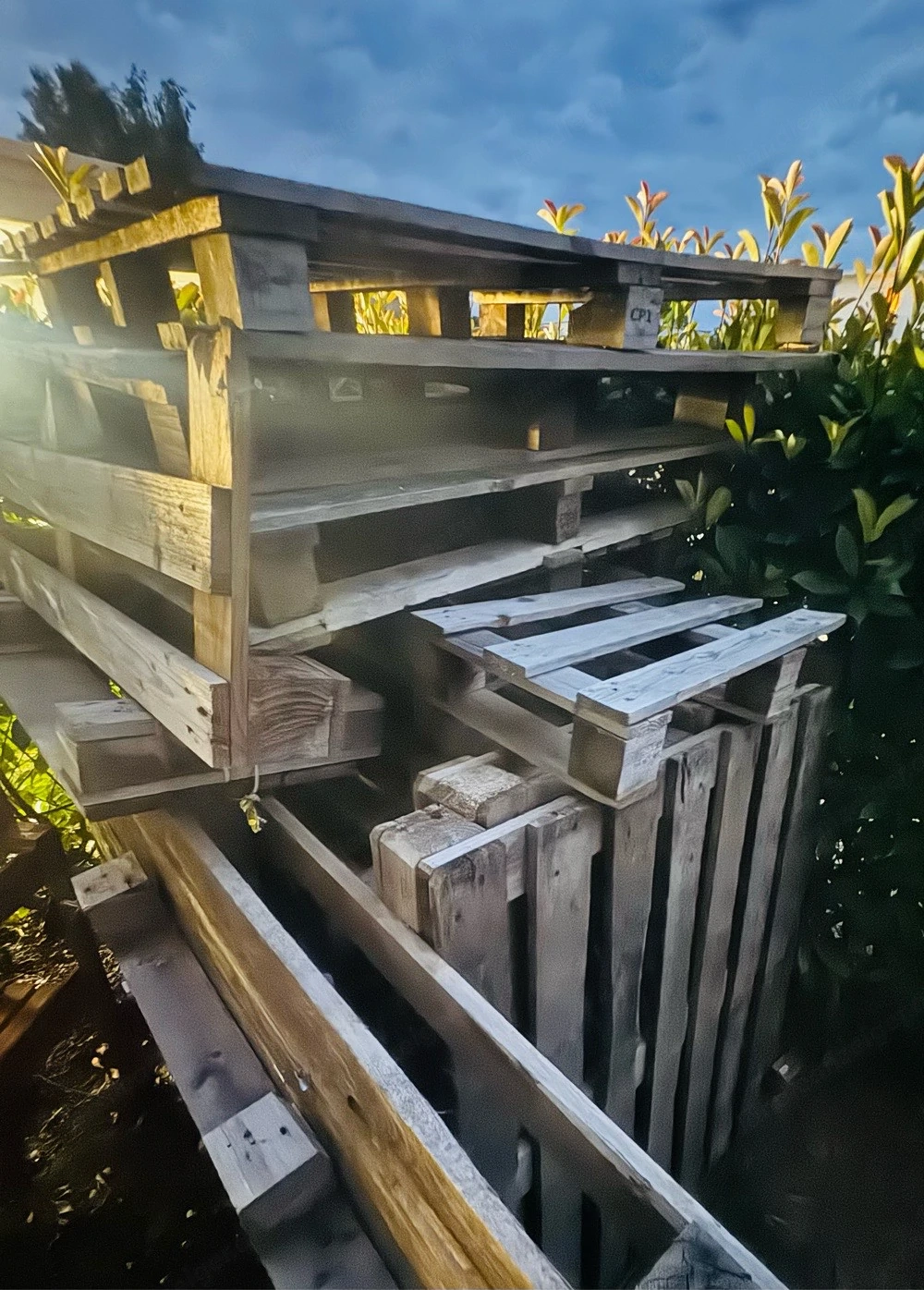 Paletten zu verschenken