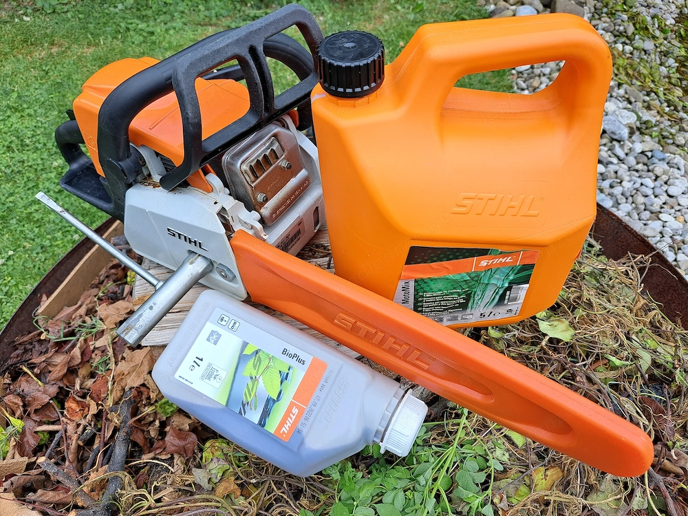 STIHL MS 170 2-MIX Motorsäge - 35 cm - wenig benutzt inkl. Zubehör
