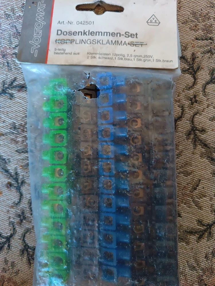 Dosenklemmen Set 60 Stück.