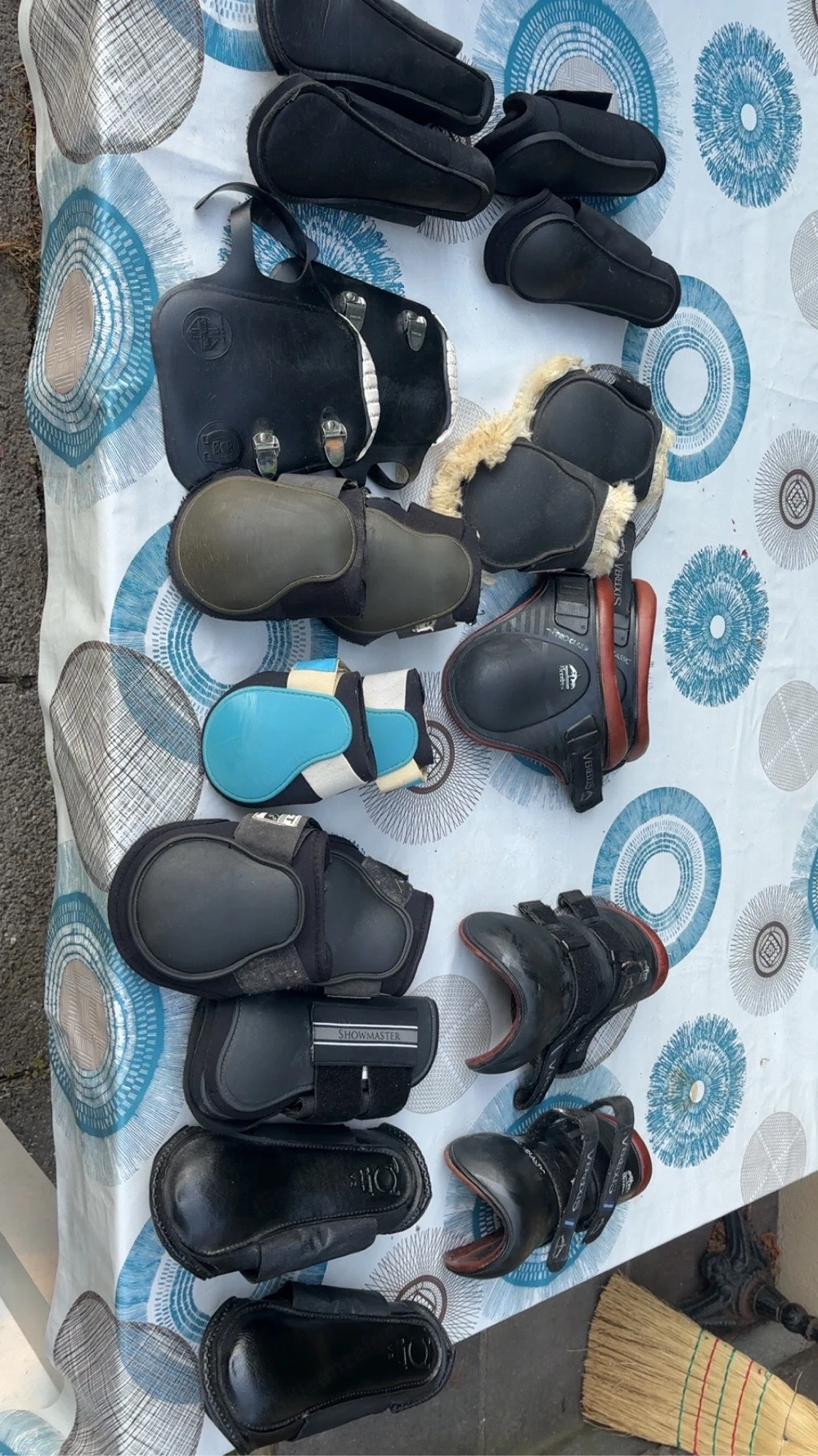 Verschiedene Gamaschen  Streichkappen