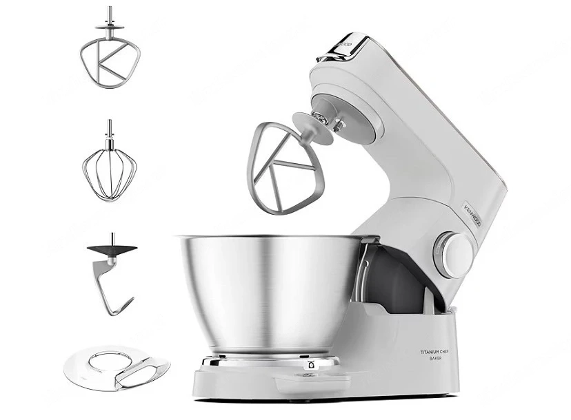 Kenwood Chef XL Titanium KVL8320S Küchenmaschine 1700W + Zubehör   fast unbenutzt