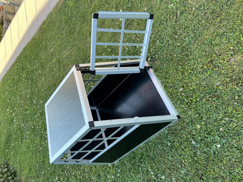 Hundebox Aluminium 