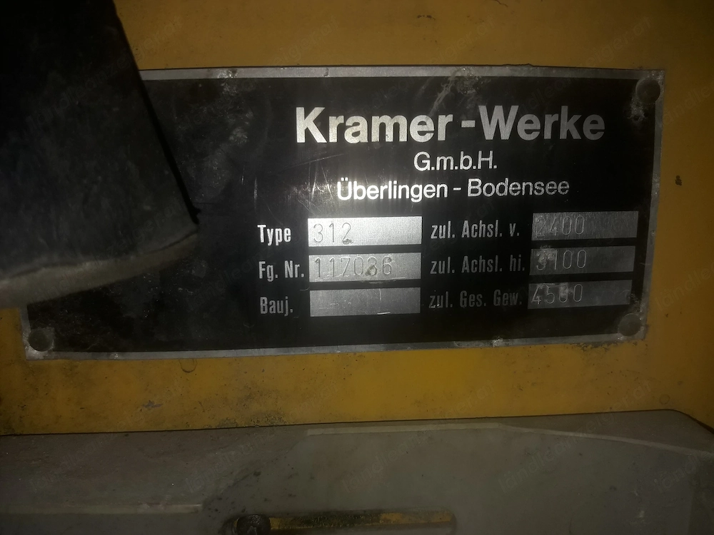 Radlader Kramer 312 SL