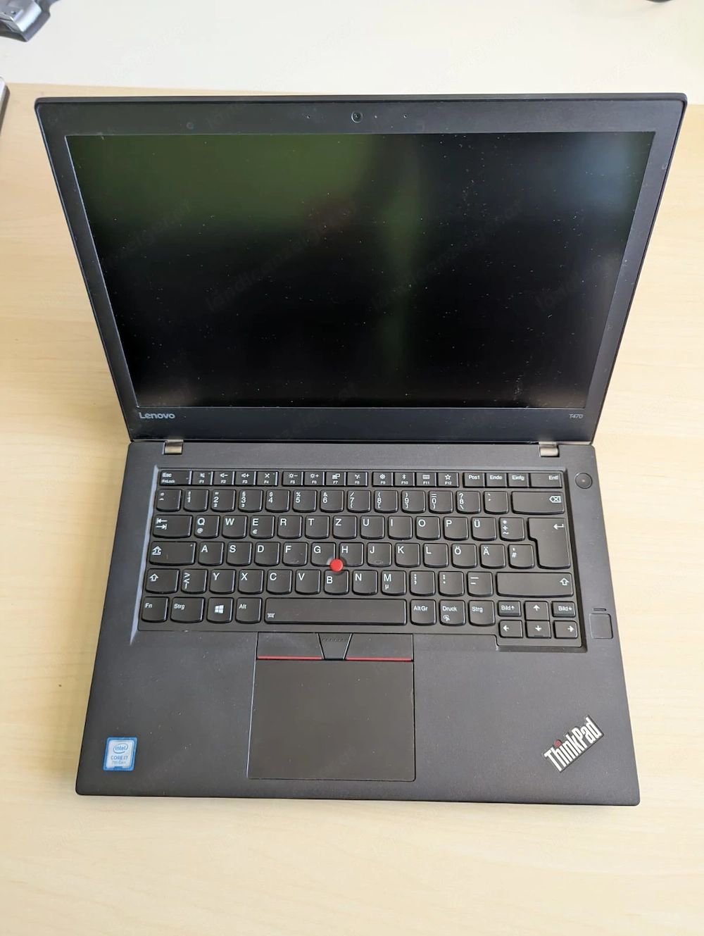 Laptop Lenovo ThinkPad T470 | i7 | 16GB RAM | 512GB SSD | (Defekt: Nur Netzbetrieb)