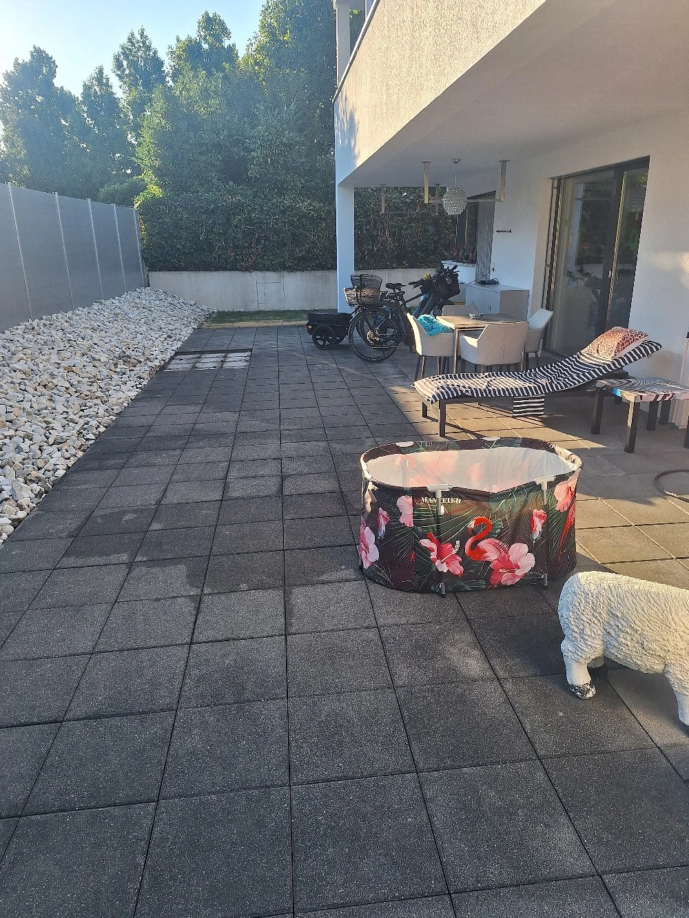Waschbetonplatten zu verschenken
