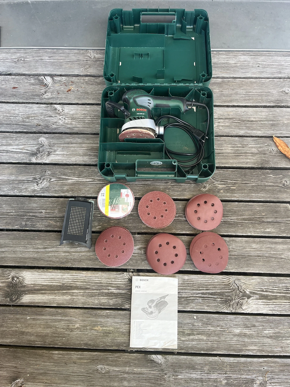 Schleifmaschine (Pex 400 AE Bosch) 
