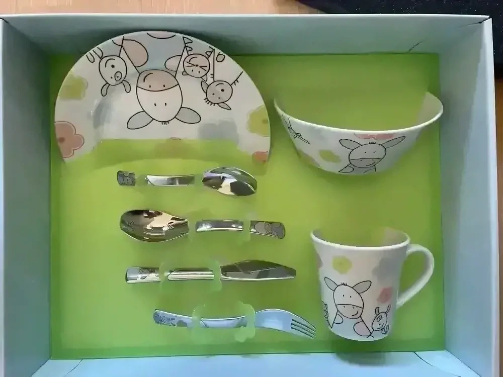 Kinder Set Besteck Geschirr