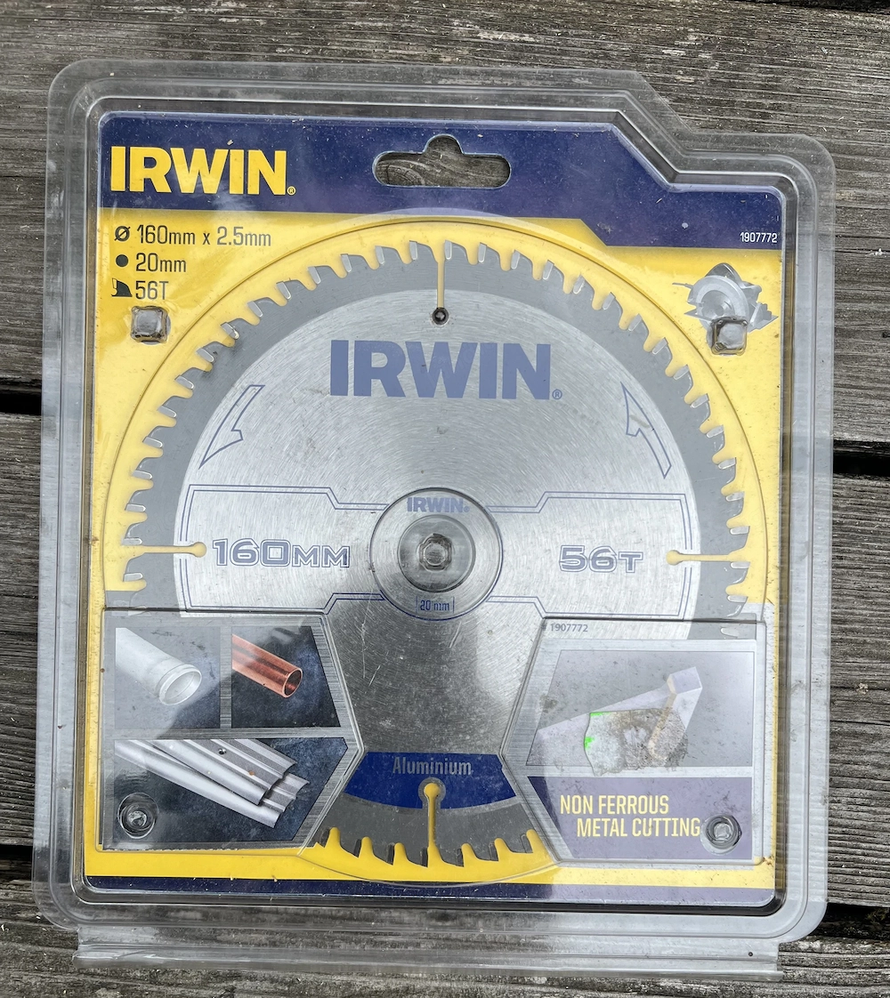 Irwin Kreissägeblatt 160mmx2,5mm