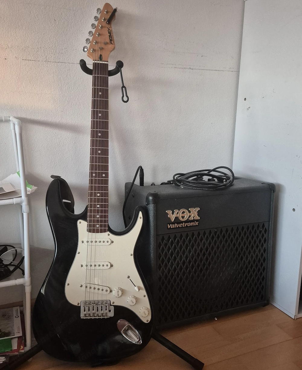Peavey Raptor E-Gitarre + VOX AD15VT-XL Verstärker + Zubehör