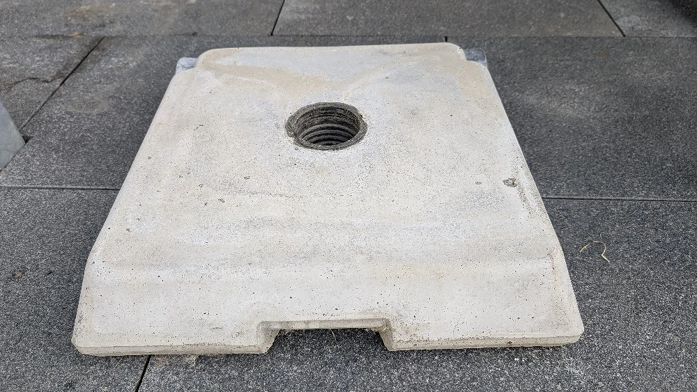 Sonnenschirmständer Beton Betonständer mit Rollen