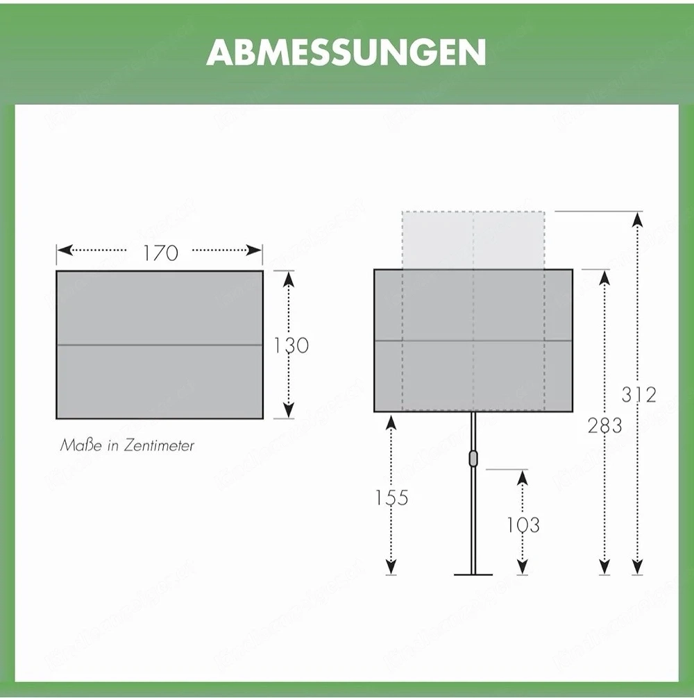 2x Sonnenschirm 