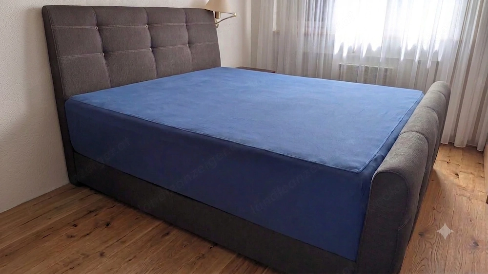 Polsterbett Stoffbett Boxspringbett inkl. neuwertige Matratzen!