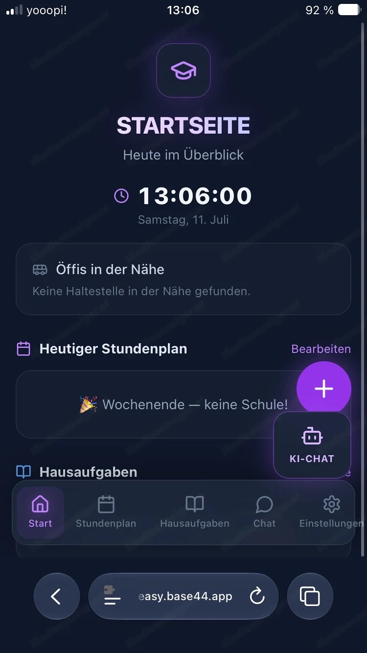Schulplaner Mit Künstlicher Intiligenz 
