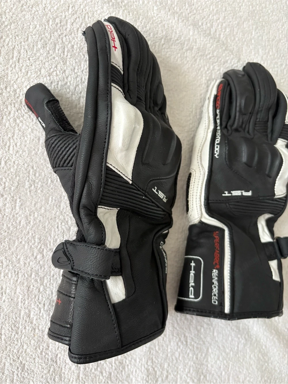Held Airst ST Damen Motorradhandschuhe Gr. 7   Känguru- Ziegenleder   Top Zustand