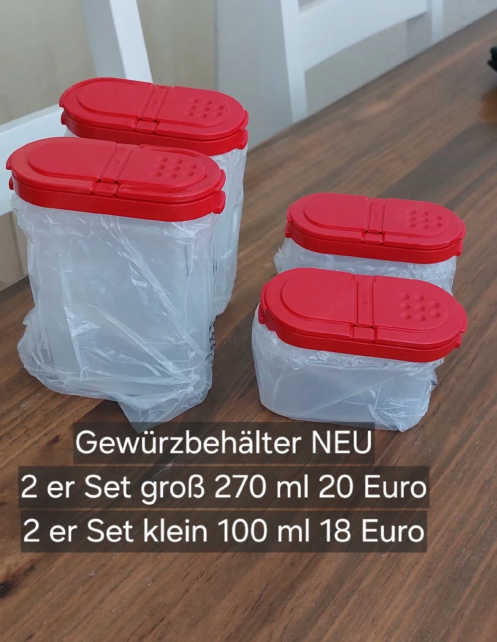 Gewürzbehälter Tupperware NEU