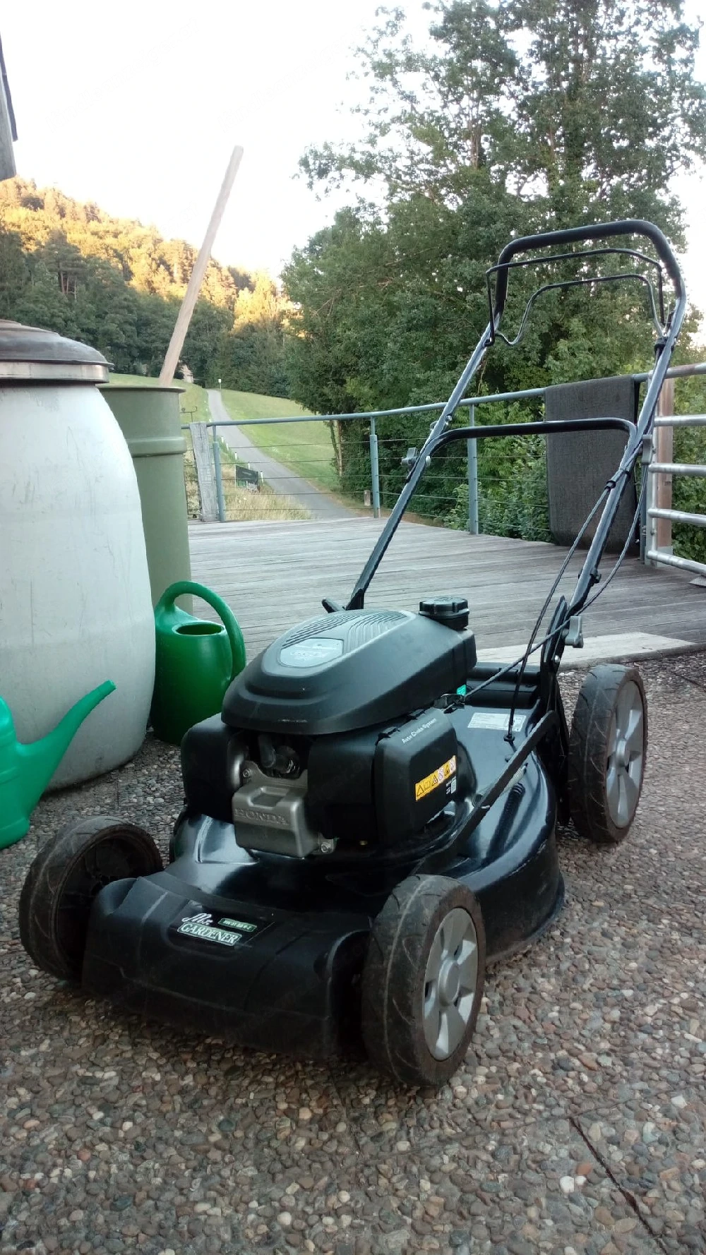 Rasenmäher Honda mit Antrieb und Grasfangsack